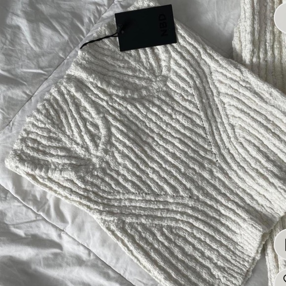 Tara Boucle Knit Bustier Top and Pant Revolve - Picture 1 of 4